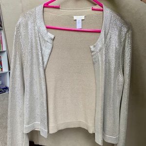 Chico’s holiday cardigan